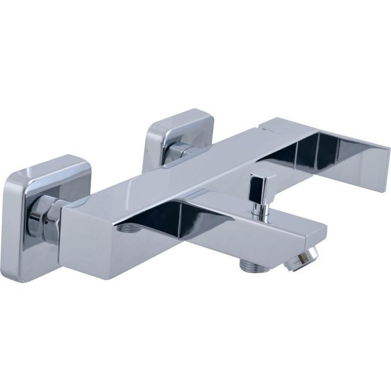 Mitigeur baignoire mural LOIRA en laiton chromé--
