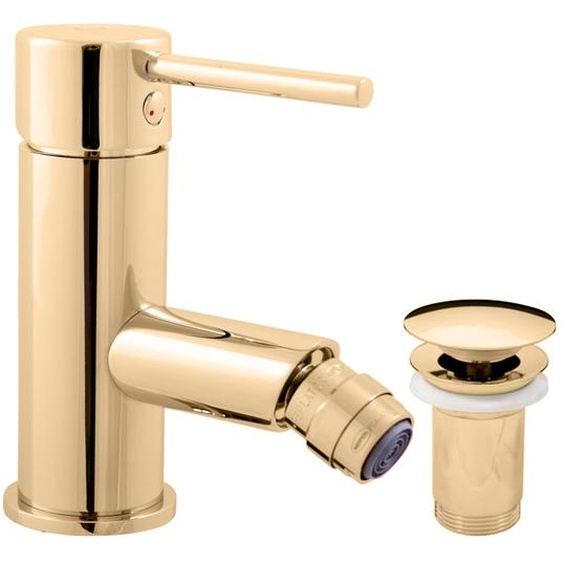 Mitigeur bidet SEINA avec bonde laiton doré