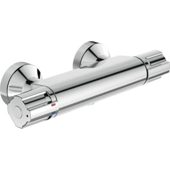 Mitigeur de douche thermostatique mural SCT OLYOS CLINIC Ch3 en laiton chromé - IDEAL STANDARD - D2439AA