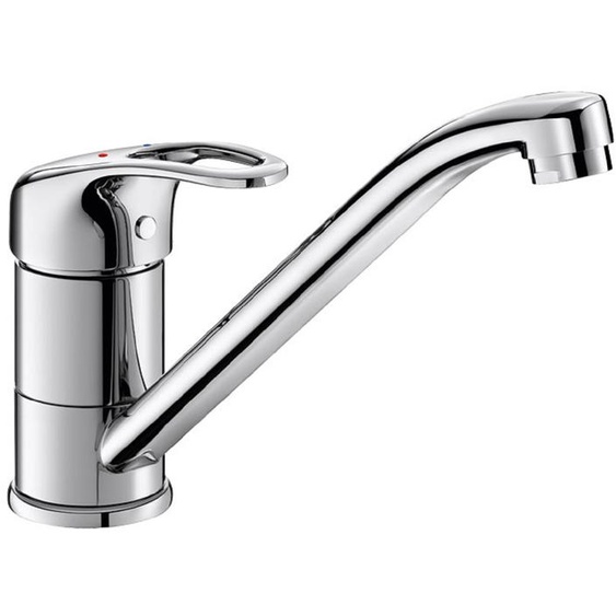 Mitigeur dévier mécanique monotrou avec bec orientable DELABIE 2210