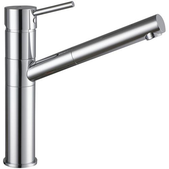 Mitigeur dévier Ondys avec douchette extractible - GARIS - R01-47040OD