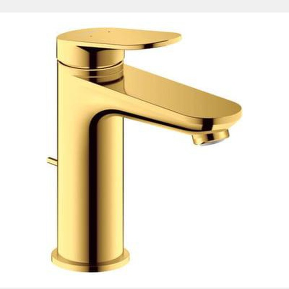 Mitigeur lavabo DUVARIT Wave M avec vidage doré poli