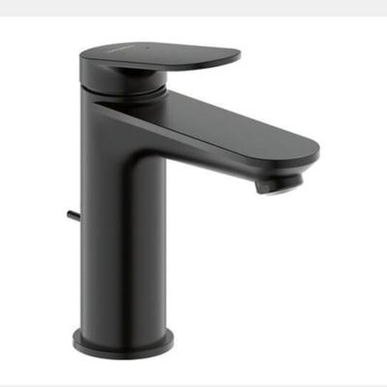 Mitigeur lavabo DUVARIT Wave M avec vidage noir mat