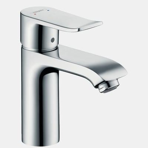 Mitigeur lavabo Metris 110, avec tirette et vidage chromé