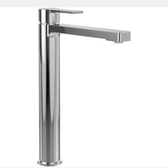 Mitigeur lavabo surélevé  Architectura avec vidage Push Open chrome