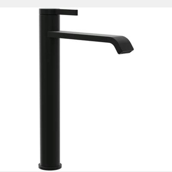 Mitigeur lavabo surélevé  Dawn sans tirette Noir mat