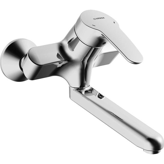 Mitigeur monocommande Hansa pour lavabo et cuisine HANSAMIX 0194, portée 235 mm, DN15, chromé, 1 pièce.