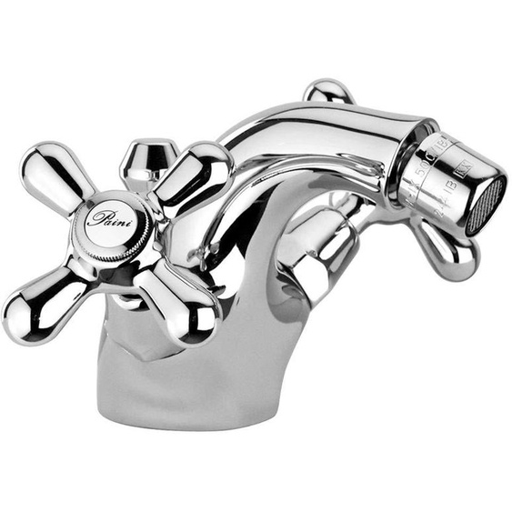 Mitigeur pour bidet Liberty, chromé, en laiton, avec levier croisé