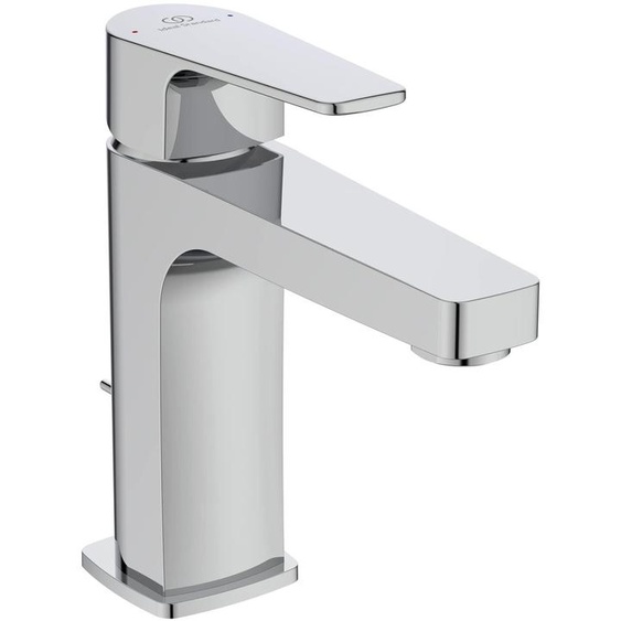 Mitigeur pour lavabo, chromé, hauteur de bec fixe de 10,4 cm