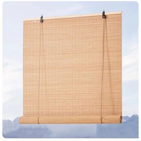 MLYJZH Pare-soleil enrouleur en bambou, rideau pour fenêtre, obturateur vénitien Hurized, décor de salle à gauche et de cuisine auto-enroulable