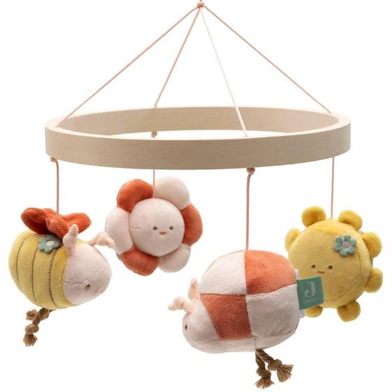 Mobile Bébé Pretty Picnic Ecru, Jaune, Rose
