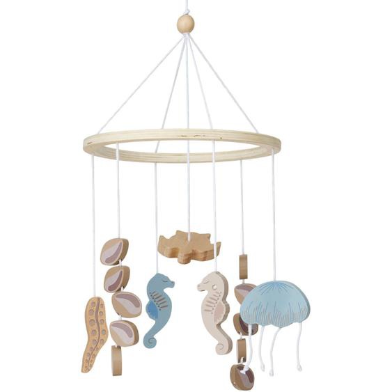 Mobile Bleu, Marron, Écru