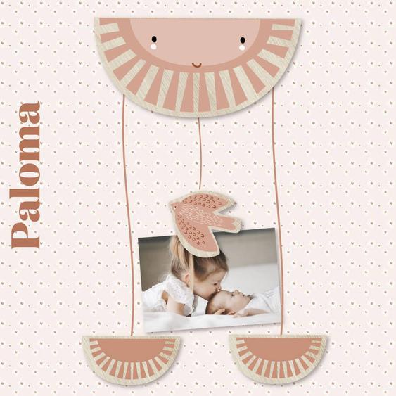 Mobile Décoratif En Bois Paloma Multicolore