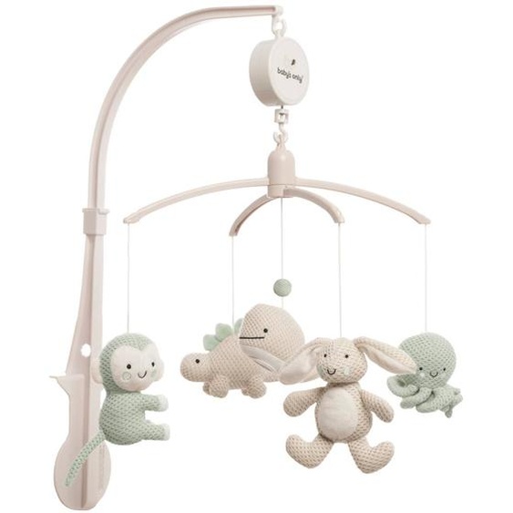 Mobile Musical Animaux Vert Deau Beige, Vert Deau