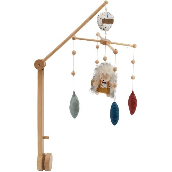 Mobile Musical Au Fil De Leau Marron, Bleu, Rouge