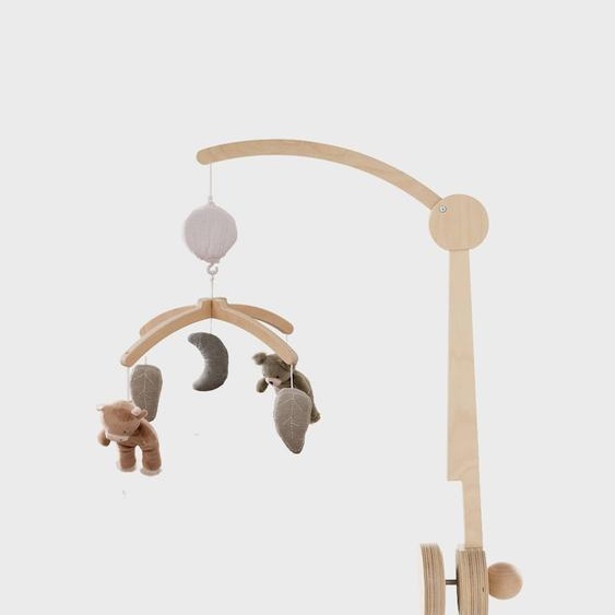Mobile Musical Avec Bras En Bois – Orso & Fluffy Multicolore