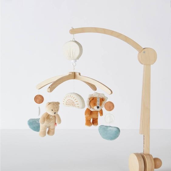 Mobile Musical Babou & Kendi En Bois Beige