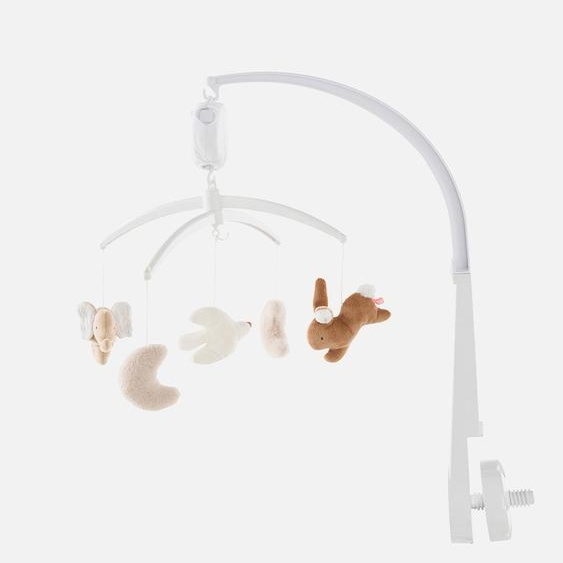 Mobile Musical Bras Plastique Ecru, Blanc, Beige