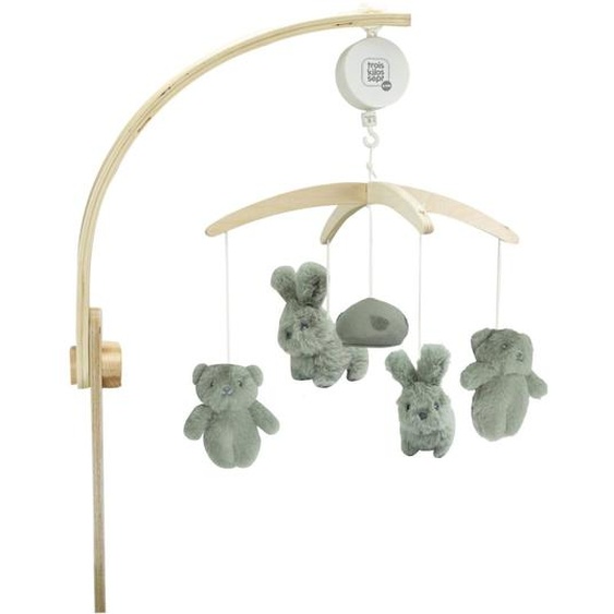 Mobile Musical En Bois Pour Bébé Verde
