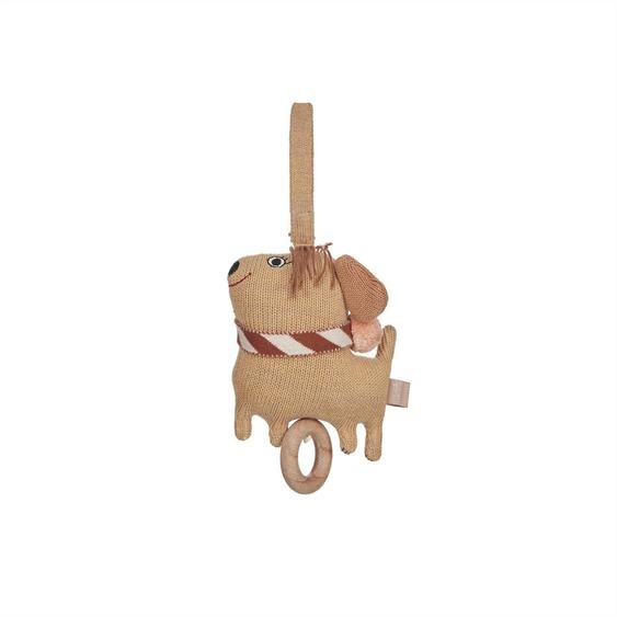 Mobile Musical En Coton Mini Marron