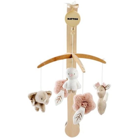 Mobile Musical Fanfan Beige, Blanc, Rose