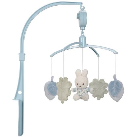 Mobile Musical Little Farm Bleu, Gris, Beige