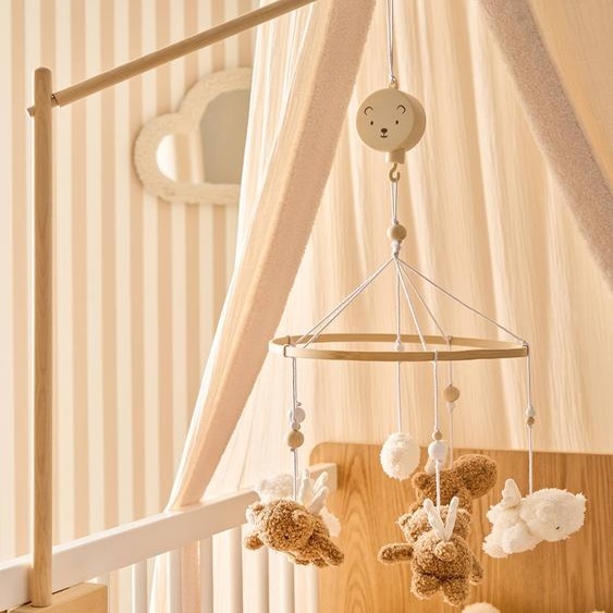 Mobile musical PETIT OURS beige