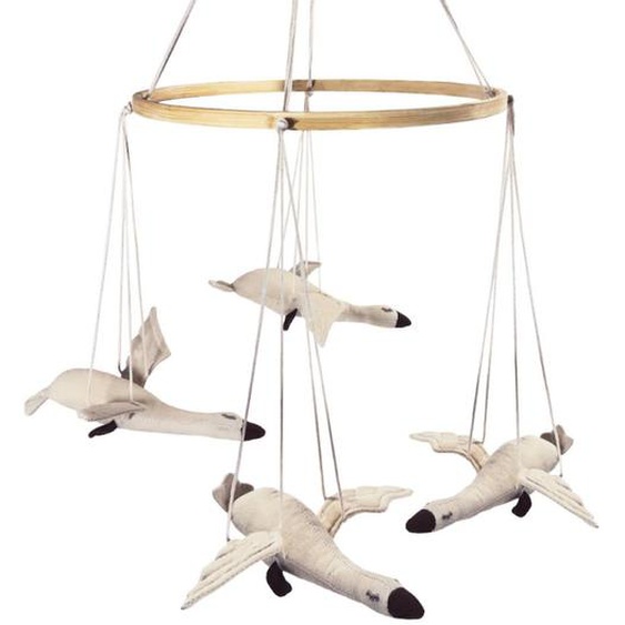 Mobile Oies En Coton Beige