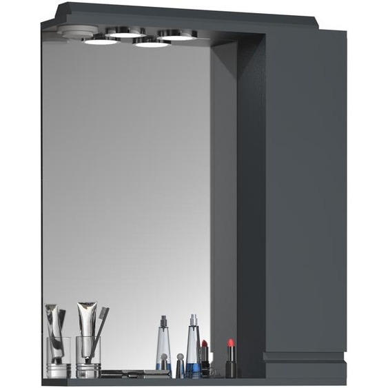 Mobilier de badge Silora H. 71 x L. 60 x j. 14 cm Anthracite