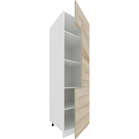 Mobilier de cuisine submergé Esilo H. 207 x L. 60 x P. 57 cm Blanc/Sonoma Eiche