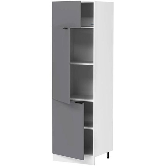 Mobilier de cuisine submergé Fasola H. 207 x L. 60 x P. 57 cm Blanc / Anthrazit
