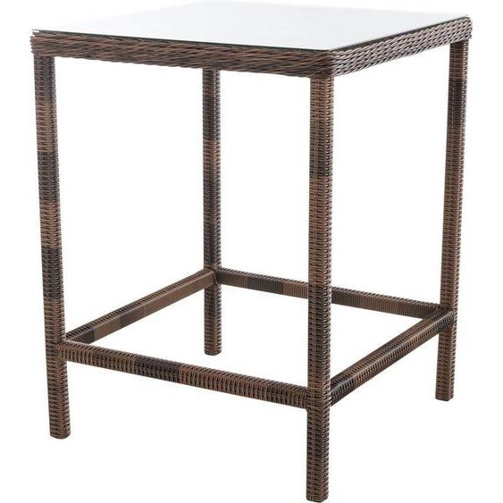 Mobilier de jardin - Sièges - Marron - Plastique - Mobilier de jardin - Mobilier - Verre - 84 x 84 x 110,5 cm