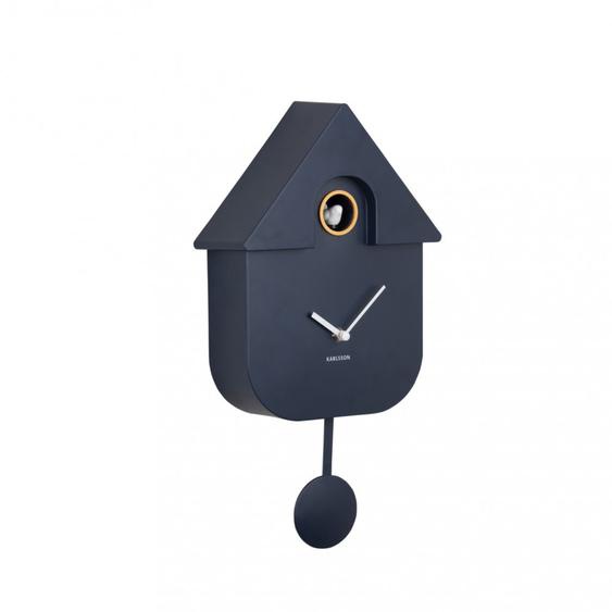 Modern Cuckoo - Horloge à pendule - Couleur - Bleu nuit