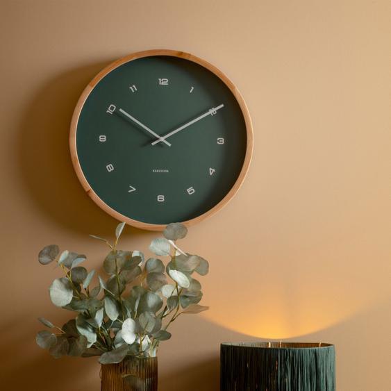Modesta - Horloge murale ronde ø41,6cm - Couleur - Vert