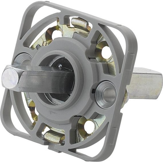 Module de montage carré Hoppe pour poignées de porte Hoppe, carré 10/62 mm, acier couleur aluminium