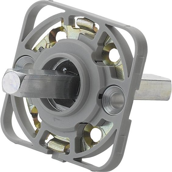 Module de montage carré Hoppe pour poignées de porte Hoppe, carré 8/62 mm, acier couleur aluminium