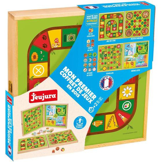 Mon 1er Coffret De Jeux En Bois Vert