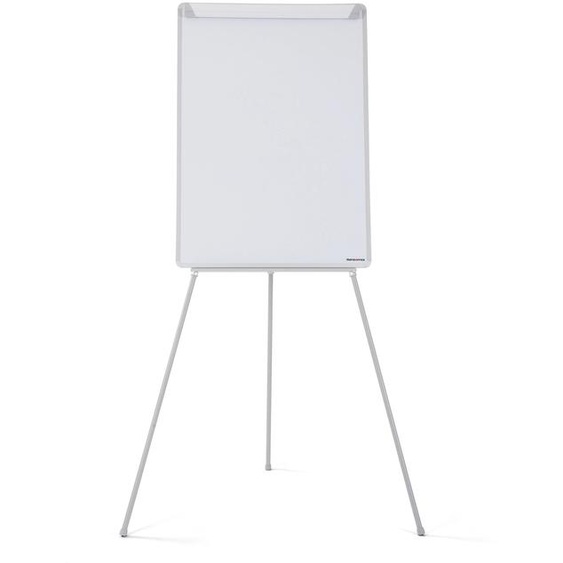 MONDOFFICE Chevalet de conférence sur trépied 70 X 100 CM hauteur réglable surface laquée magnétique effaçable à sec