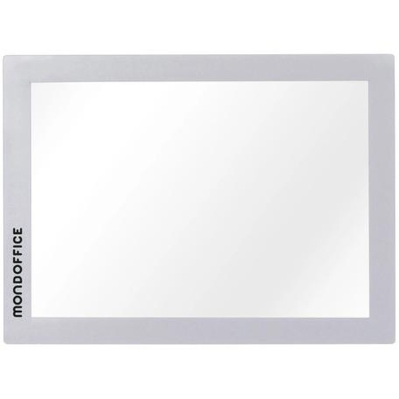 MONDOFFICE Pochette murale Cadre daffichage adhésif A5 - Cadre argent - Lot de 2