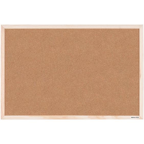 MONDOFFICE Tableau daffichage en liège - 90 x 120 cm - Cadre bois