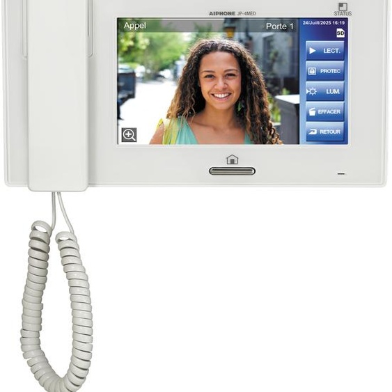 Moniteur boucle magnétique écran tactile 7 AIPHONE 130315