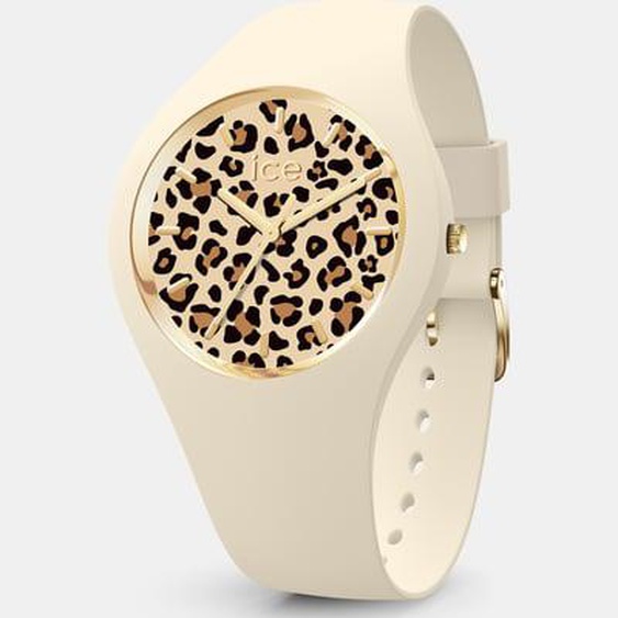 Montre Femme Ice leopard Beige, Marron 021727-ICE