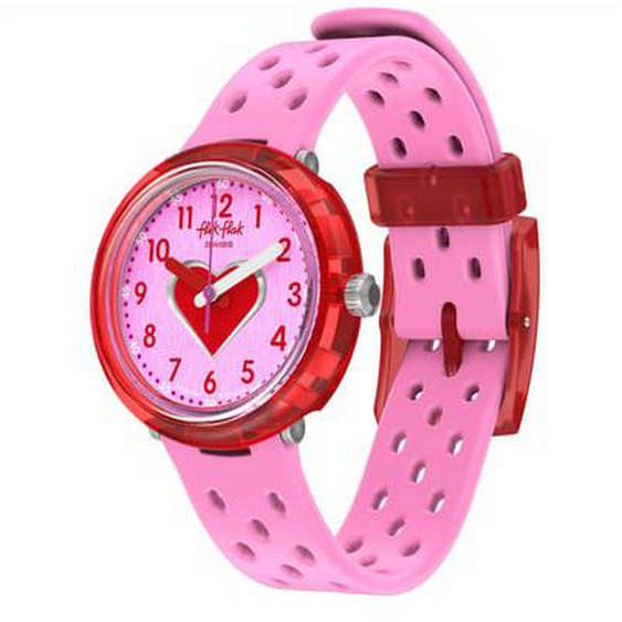 Montre Fille Bubbly hours Rose, Rouge FCNP004