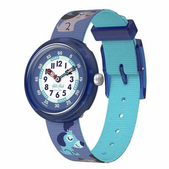 Montre Garçon Friends fur-ever Blanc, Bleu FBNP237