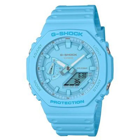 Montre Homme Casio G-shock Bleu clair GA-2100-2A2ER