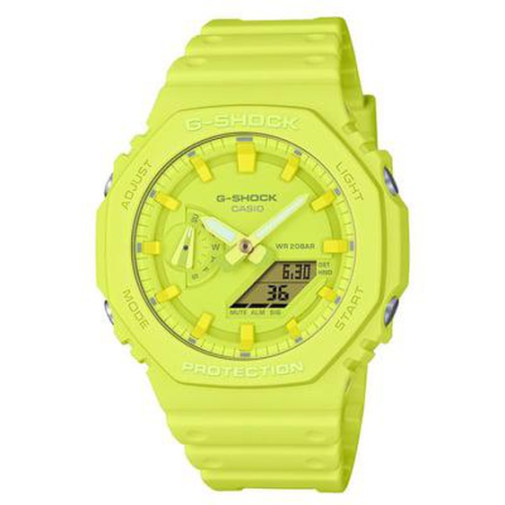 Montre Homme Casio G-shock Jaune GA-2100-9A9ER