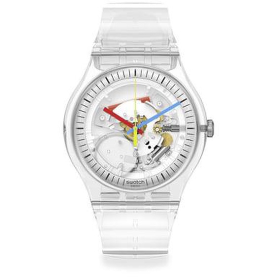 Montre Mixte New gent Blanc, Transparent SO29K100