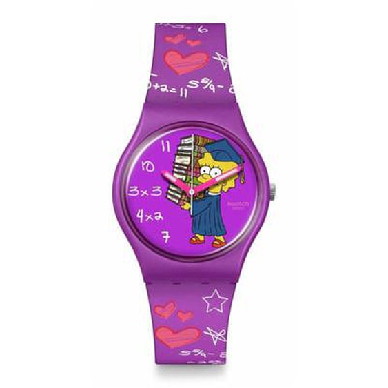 Montre Mixte The simpsons Violet SO28Z118
