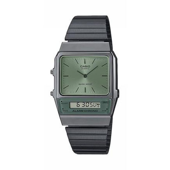 Montre Mixte Vintage Gris AQ-800ECGG-3AEF