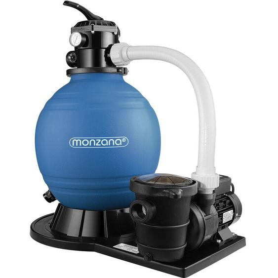 Monzana - Pompe filtre à sable 15.900 l/h préfiltre 600W système de filtration eau piscine